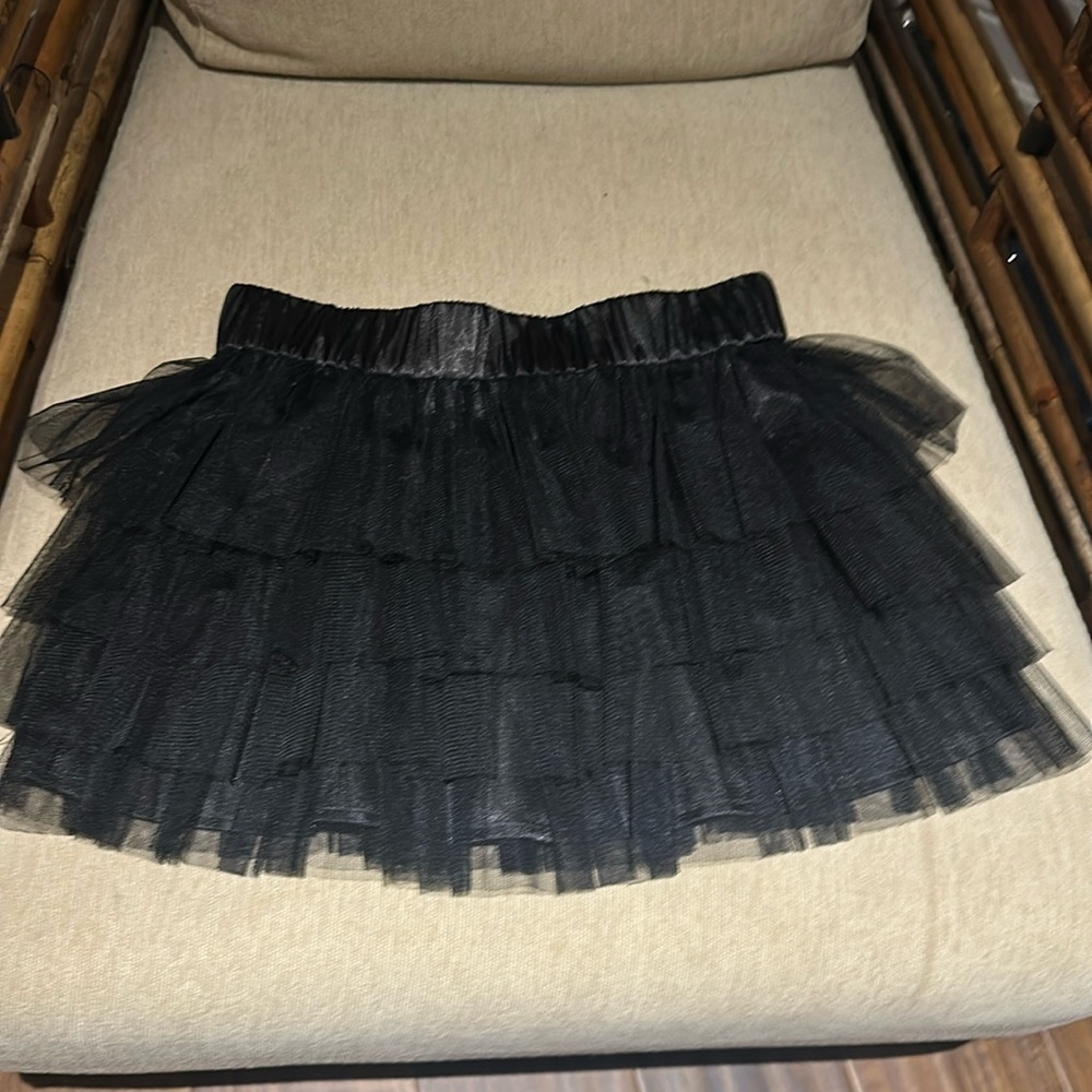 Perfect tulle skirt with satin stretch waist.